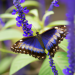 Significado espiritual de la mariposa lila: Conéctate con la transformación interna.